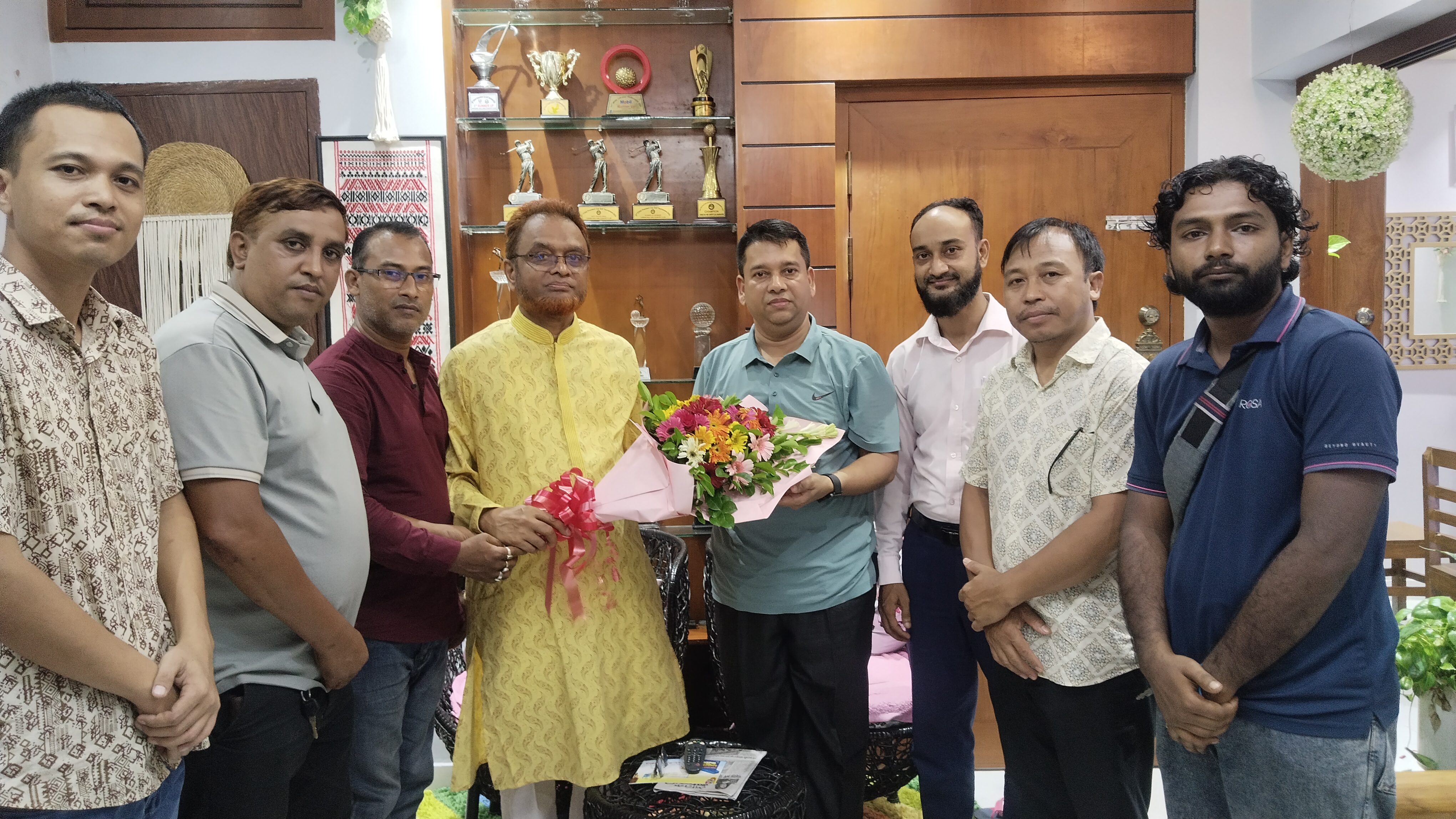 অভিনন্দন ও আন্তরিক শুভেচ্ছা